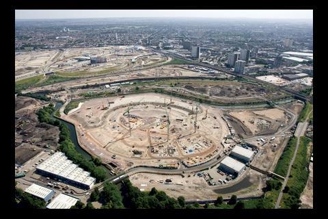 The site was handed over to Team Stadium in May with the land cleared and contoured to the oval shape of the stadium